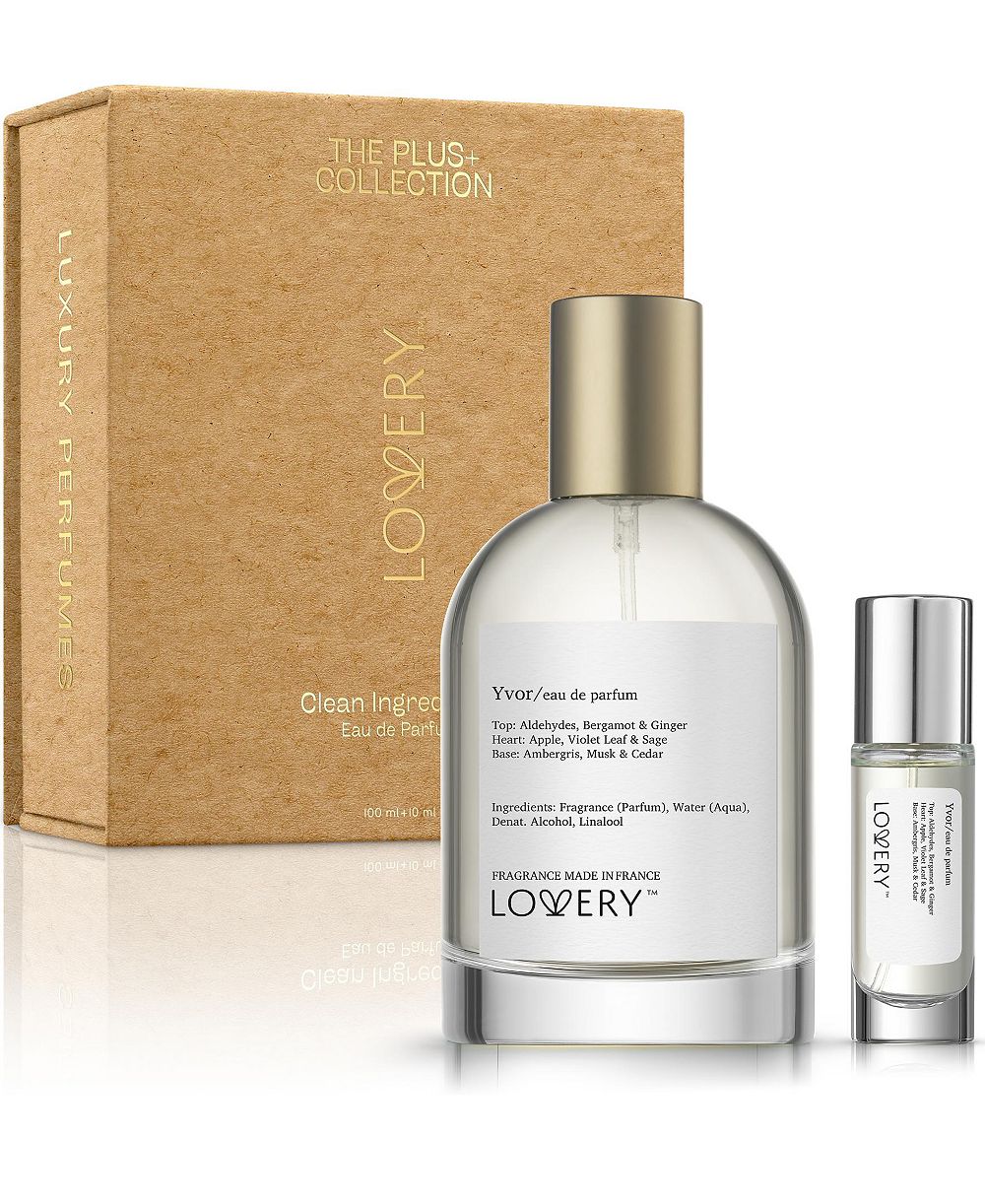 Lovery Yvor Eau de Parfum 2pc Gift Set - 3.4fl oz Mens Perfume Gift Set with 10ml Travel Size Mini Perfume