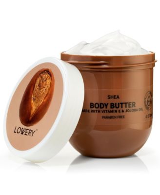 Lovery Shea Scented Whipped Body Butter, Bath and Body Care Cream