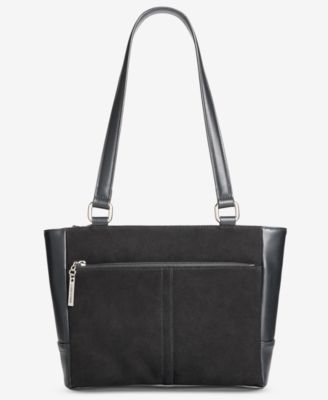 Giani Bernini Nappa Suede Combo Tulip Tote, Macy's Exclusive