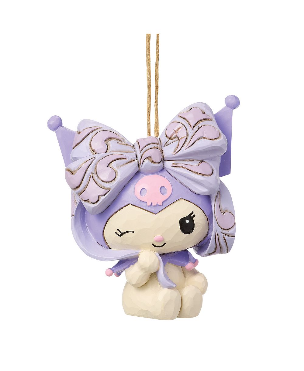 Jim Shore подвесной орнамент Kuromi Bow от Sanrio