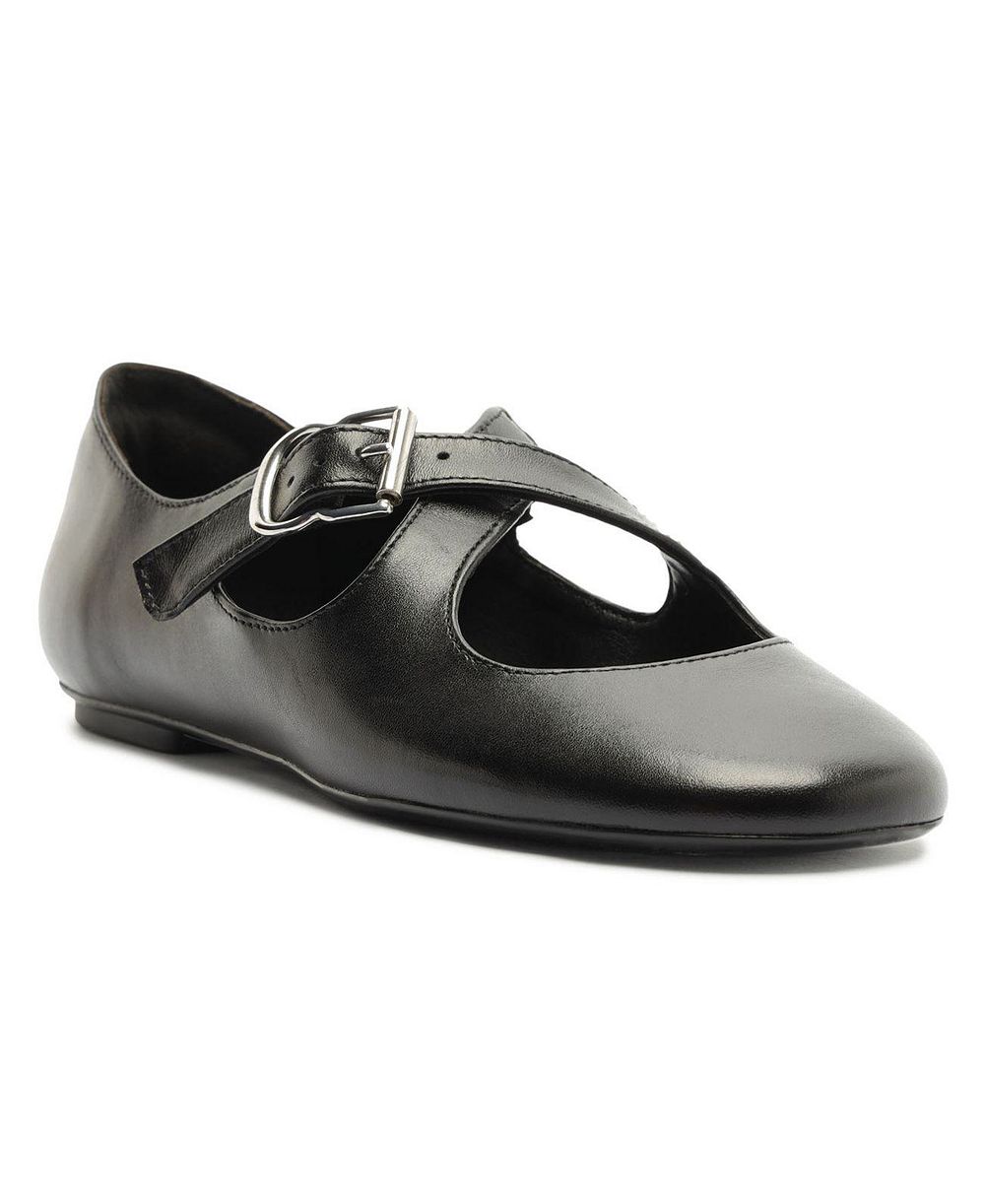 Schutz Women's Molly Criss-Cross Round Toe Flats