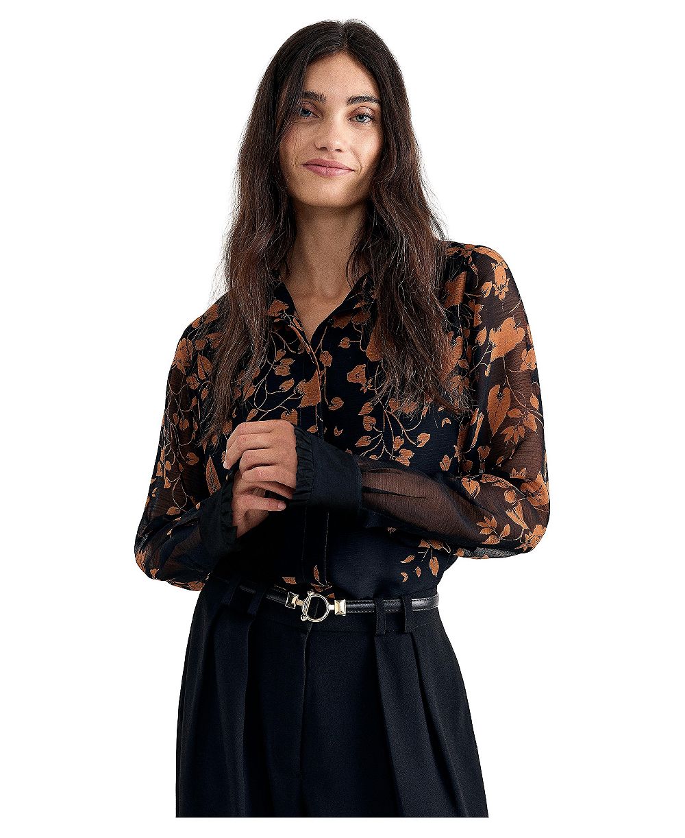 Phase Eight Women's Clenence Floral Sheer Blouse