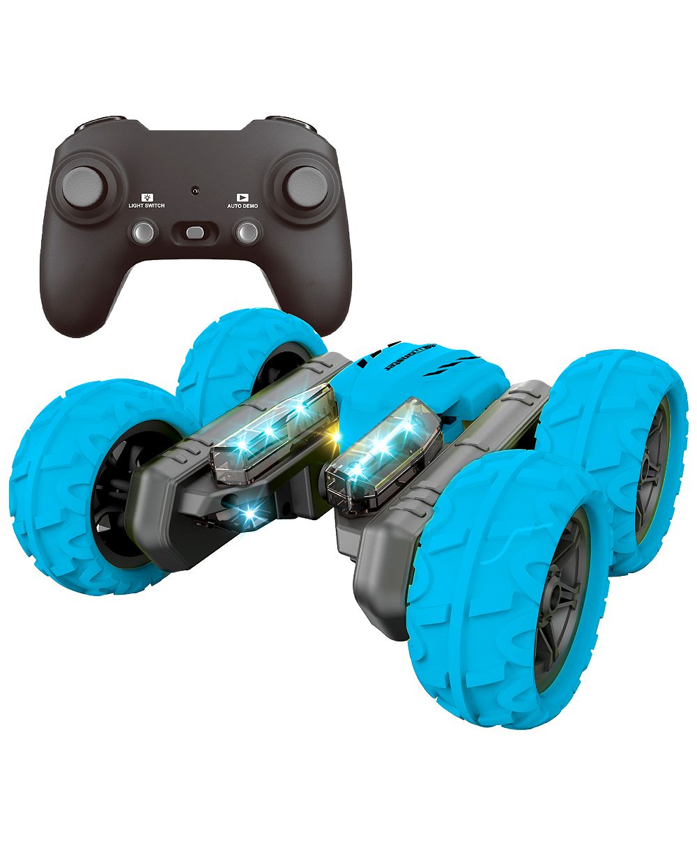 Flipo Acrobat Перезаряжаемая светодиодная вращающаяся RC трюковая машина