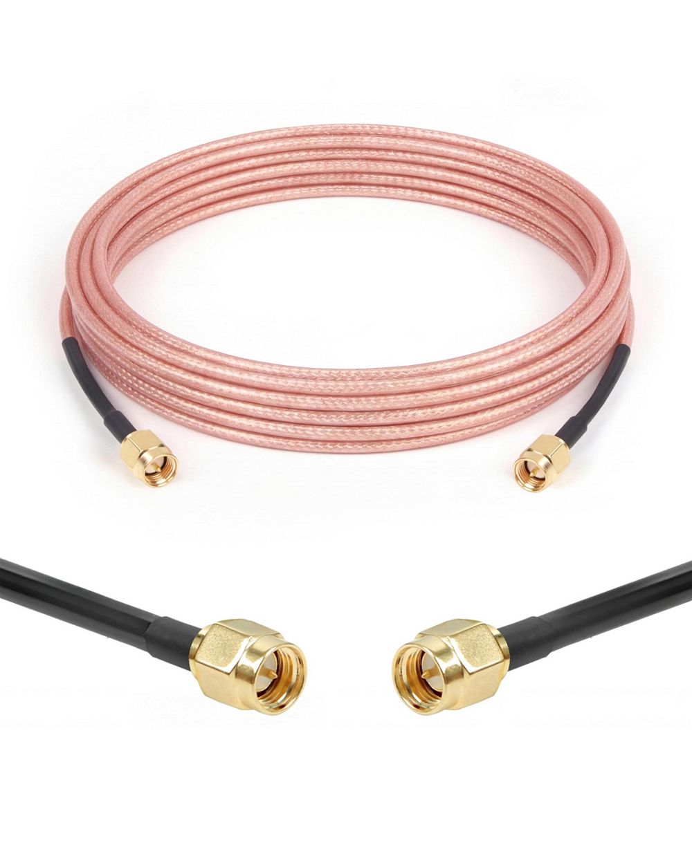 Lofree RG316 50 Ohm Flexible Coaxial Antenna Extension Cable [Compatible] WiFi Routers and GPS Antennas