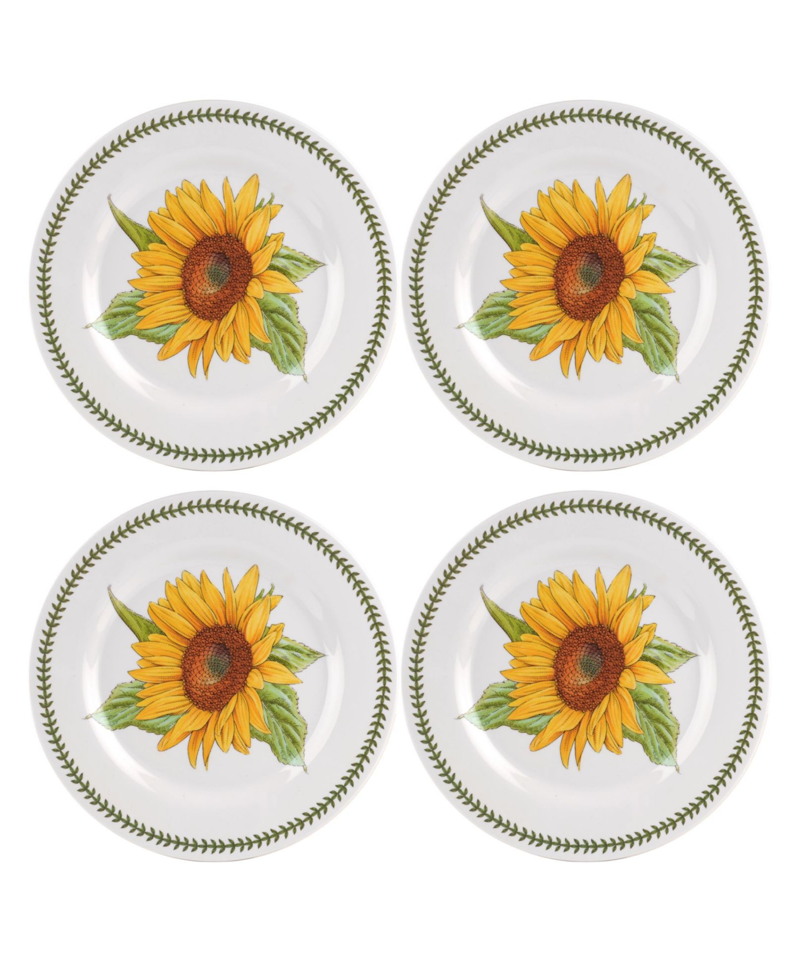 Portmeirion Botanic Garden Melamine Dinner Plates, Set of 4