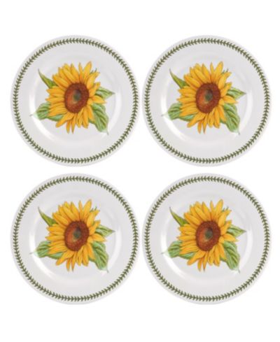 Portmeirion Botanic Garden Melamine Dinner Plates, Set of 4