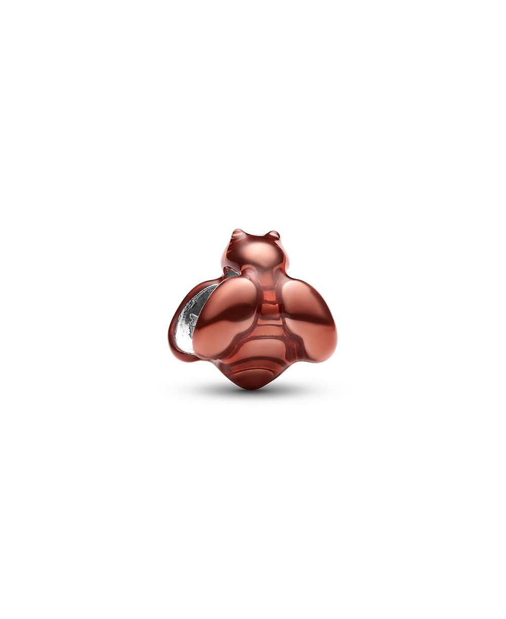 Pandora Sterling Silver Orange Bee Mini Charm