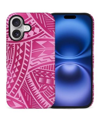 Pink tribal glow for iphone 16