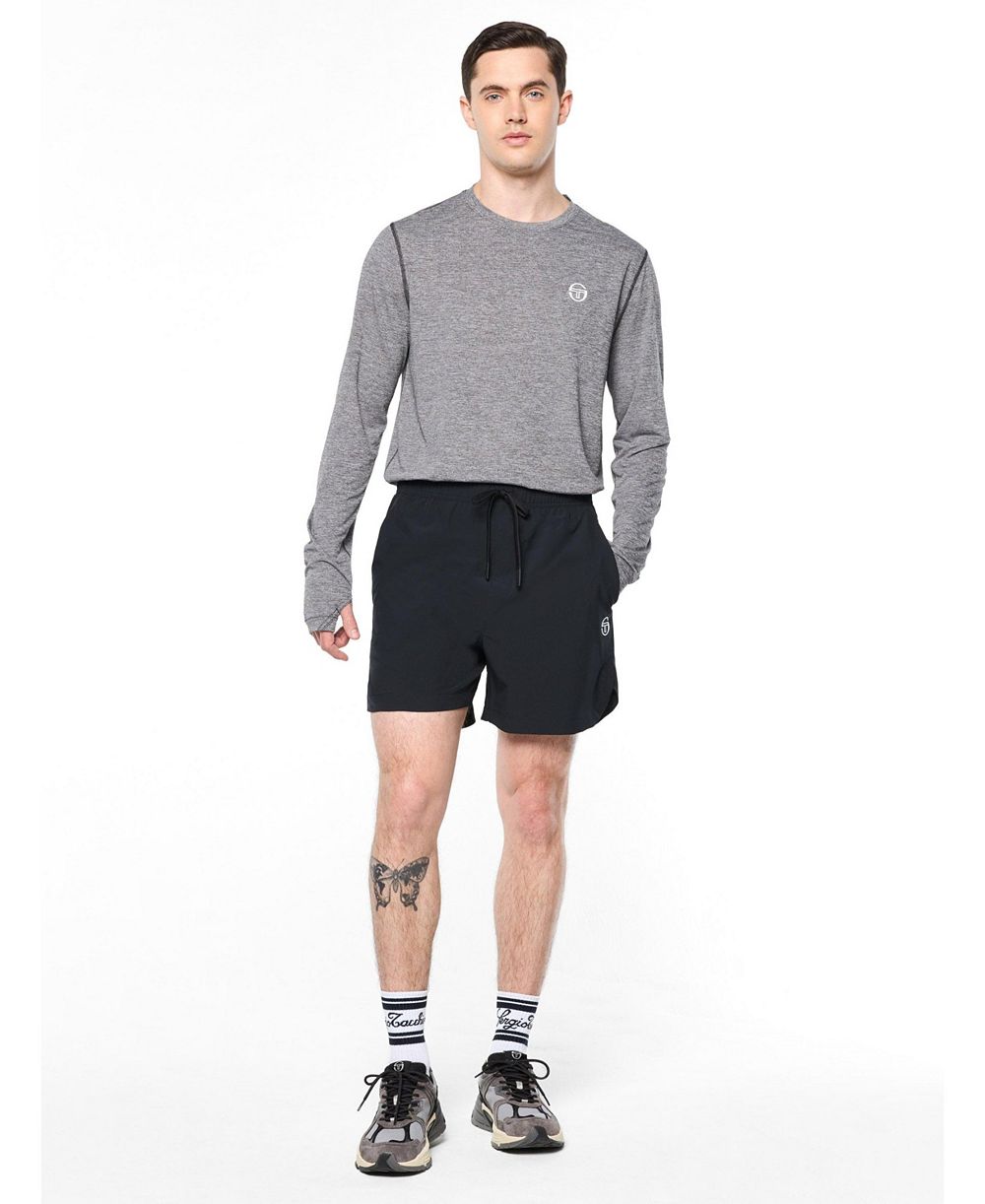 Мужские спортивные шорты Sergio Tacchini Affondo Regular-Fit, длина шва 6 дюймов