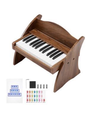 SUGIFT 25-Key Wooden Dual-Power Digital Piano Keyboard, Ages 2+