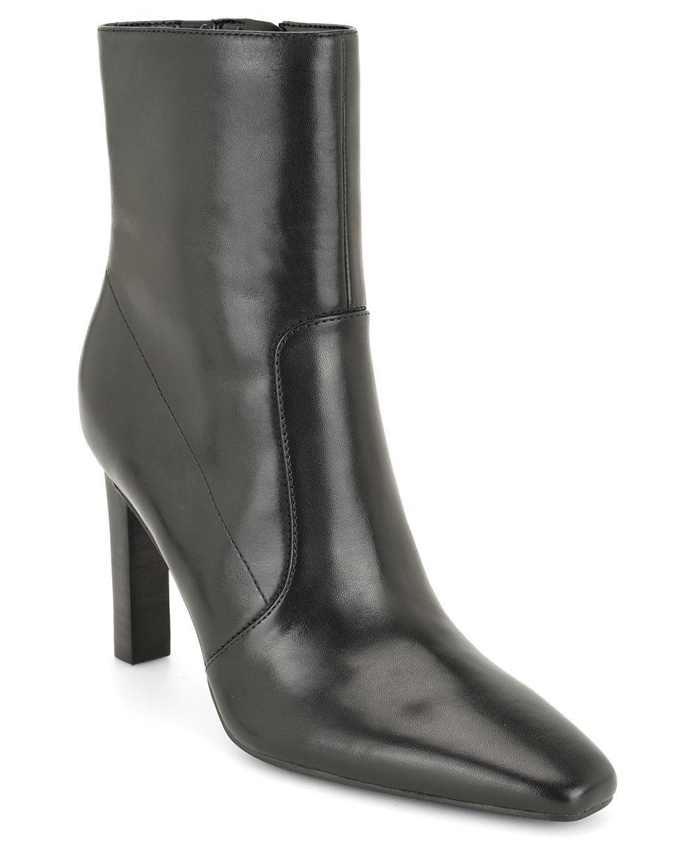 Nine West Women's Halla Snip Toe Block Heel Booties