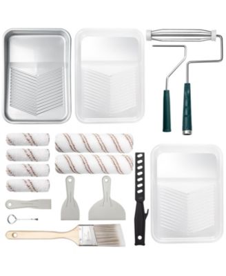 набор для покраски стен xdovet paint roller kit tray brush wall tool set