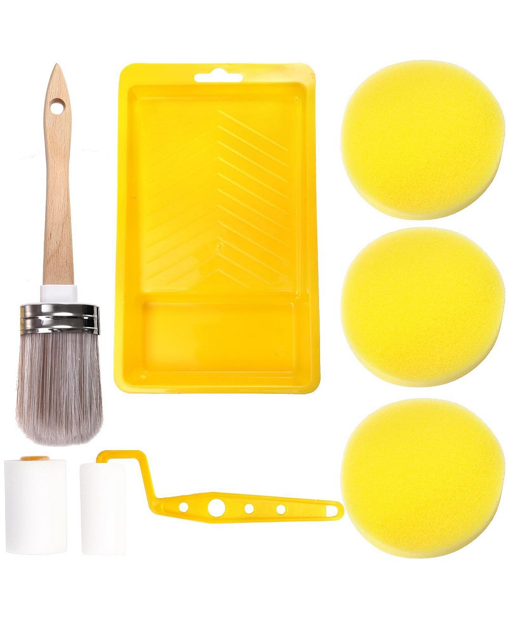 XDOVET Roller Brush Sponge Tray Liner Painting Kit