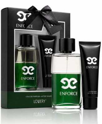 Lovery Enforce Mens Bath and Body Pampering Set - 2Piece Home Spa Beauty Gift