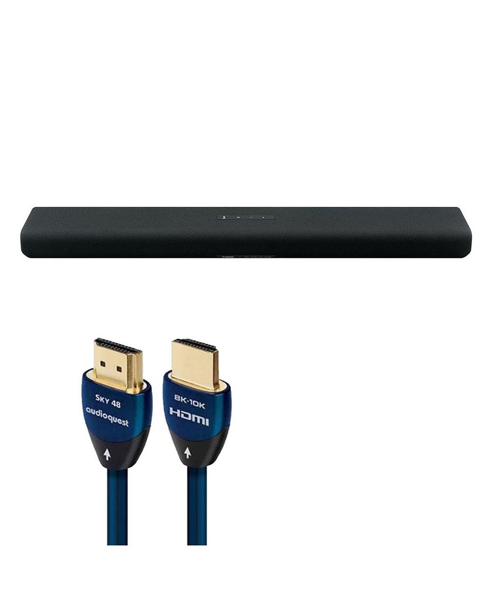 Yamaha SR-B30A Dolby Atmos Sound Bar с встроенными сабвуферами в комплекте с кабелем AudioQuest Sky HDMI