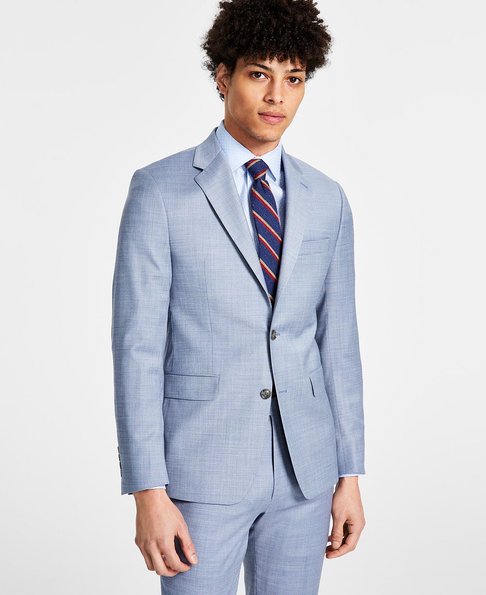 Calvin Klein Men's Extra Slim Wool Blend Suit Jacket