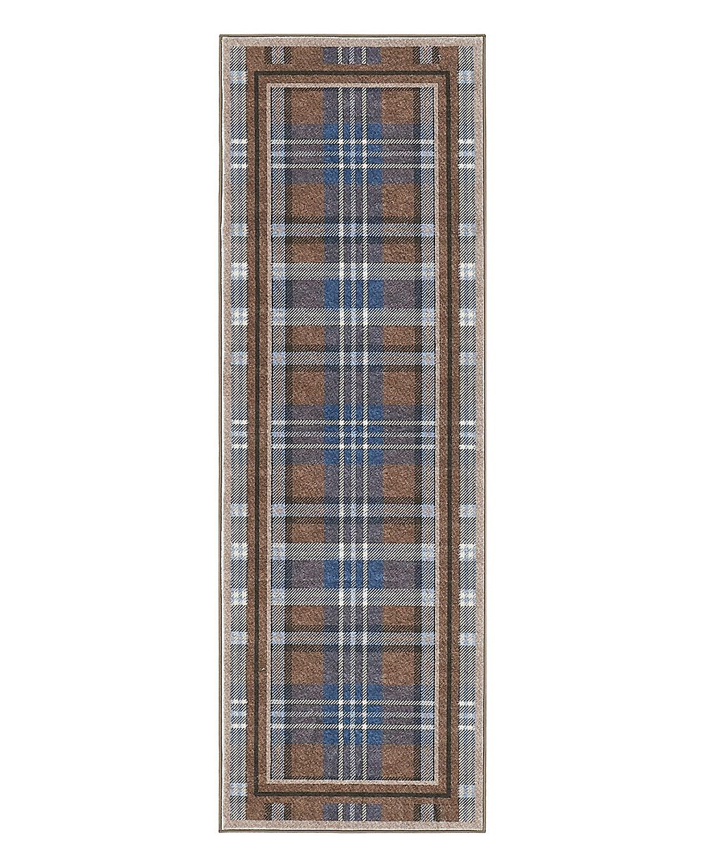 Eddie Bauer нескользящий печатный моющийся дорожный коврик, 72" x 24"