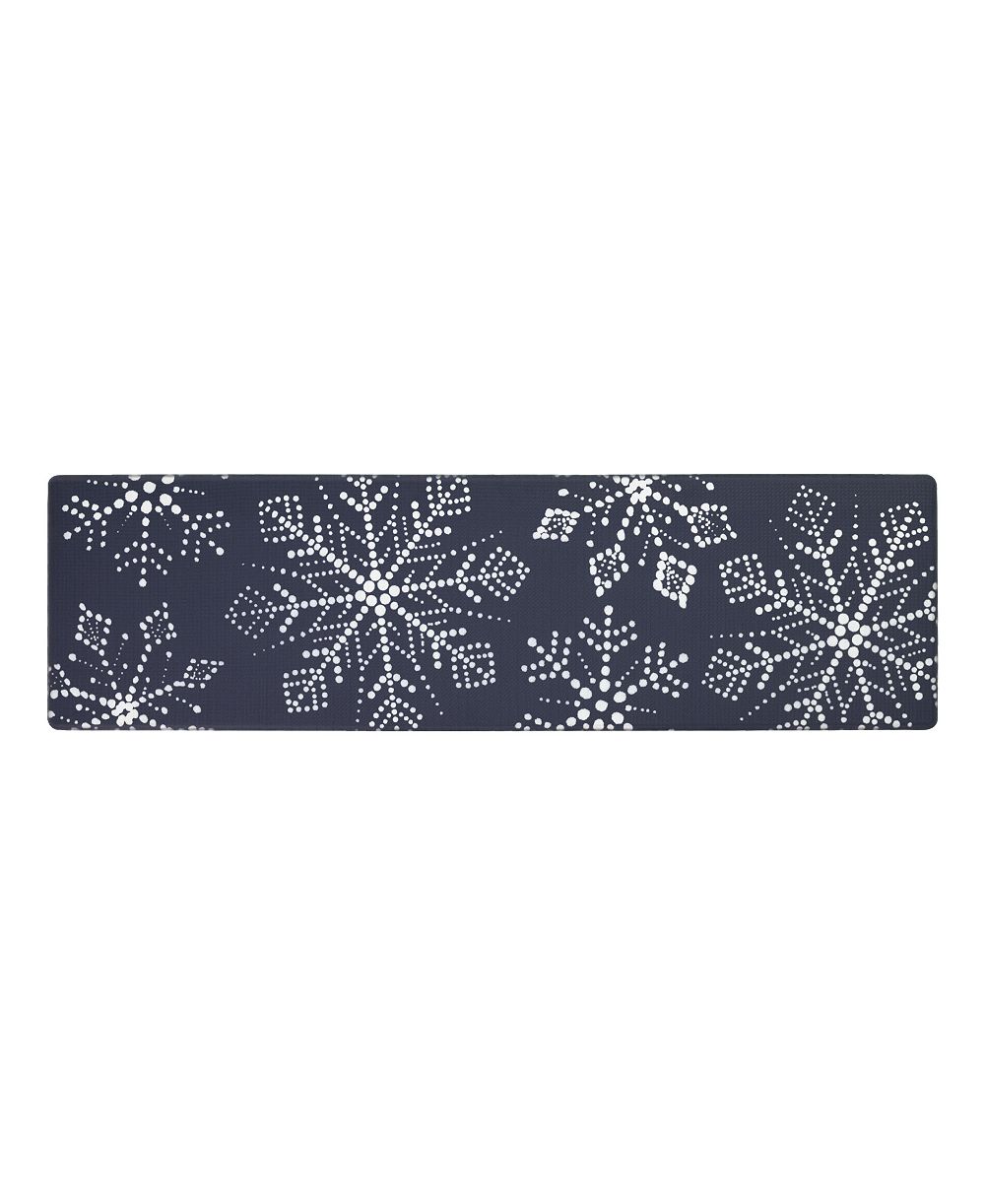 Нескользящий кухонный коврик Eddie Bauer со снежинками, 17,5" x 60"