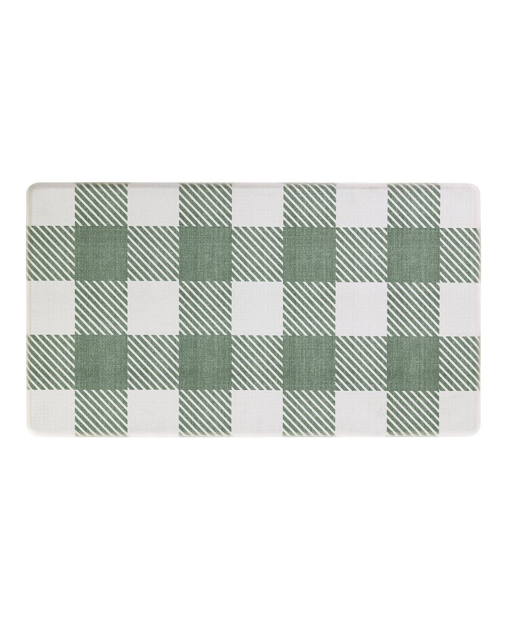 Кухонный коврик Eddie Bauer с узором Buffalo Check, нескользящий, 17,5" x 32"