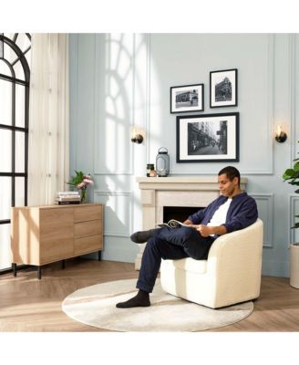 Буфет Teamson Home Cairo шириной 47,5 дюйма с 3 ящиками, цвет дуб