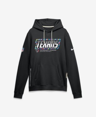Nike мужская черная тренировочная толстовка с капюшоном Houston Texans 2026 NFL Cruical Catch Sideline Dri-Fit