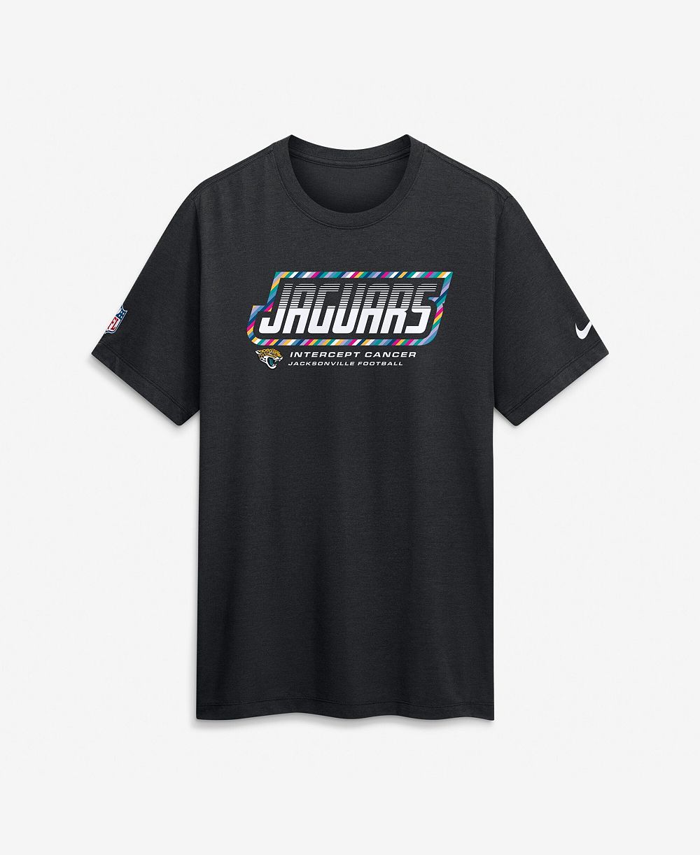 Мужская футболка Nike Black Jacksonville Jaguars 2026 NFL Cruical Catch Sideline Dri-Fit
