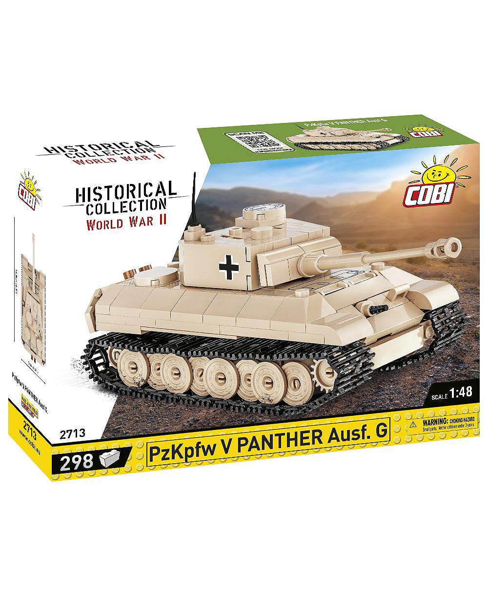 COBI Историческая коллекция WWII PzKpfw V Panther Ausf. G. Танк, 298 деталей