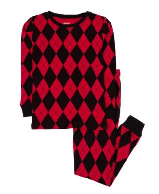 Red/black argyle