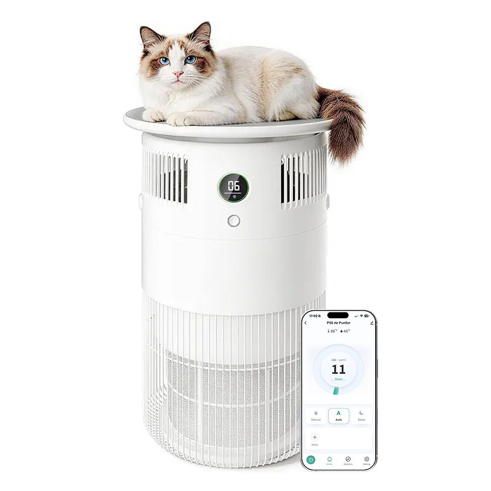 Airdog P50 очиститель воздуха для дома и домашних животных с моющимися фильтрами, площадь до 1290 кв. футов, удаляет шерсть животных