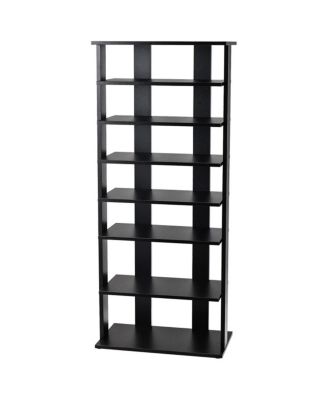 Slickblue 7-Tier Entryway Shoe Rack with Double-Row Adjustable Storage