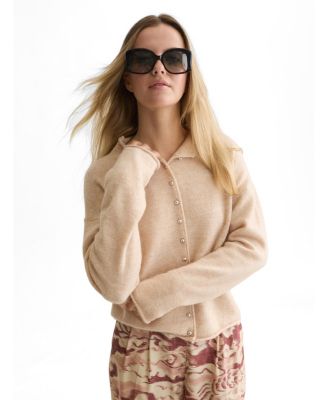 Женский кардиган SCOTCH & SODA с пушистым воротником-воронкой