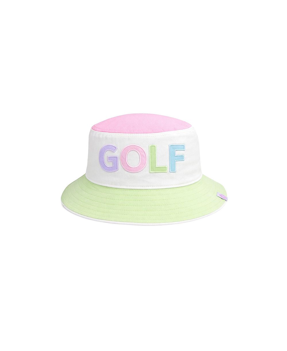 Детская двусторонняя шляпа-ведерко Rainbow Golf от Bits & Bows