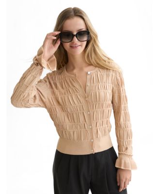 SCOTCH & SODA женский легкий кардиган со сборками SCOTCH & SODA
