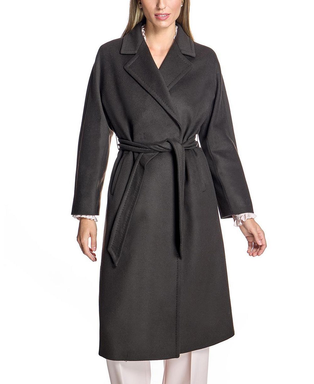 Julia & Stella By Maximilian Women's Belted Wrap Wool-Cashmere Blend Coat