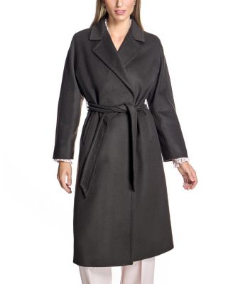 Julia & Stella By Maximilian Women's Belted Wrap Wool-Cashmere Blend Coat