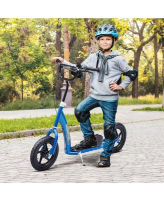 SEVORLEY Kids Steel Scooter with Adjustable Handlebars and Rear Brake, 12 Inch Wheels, Ages 5-12