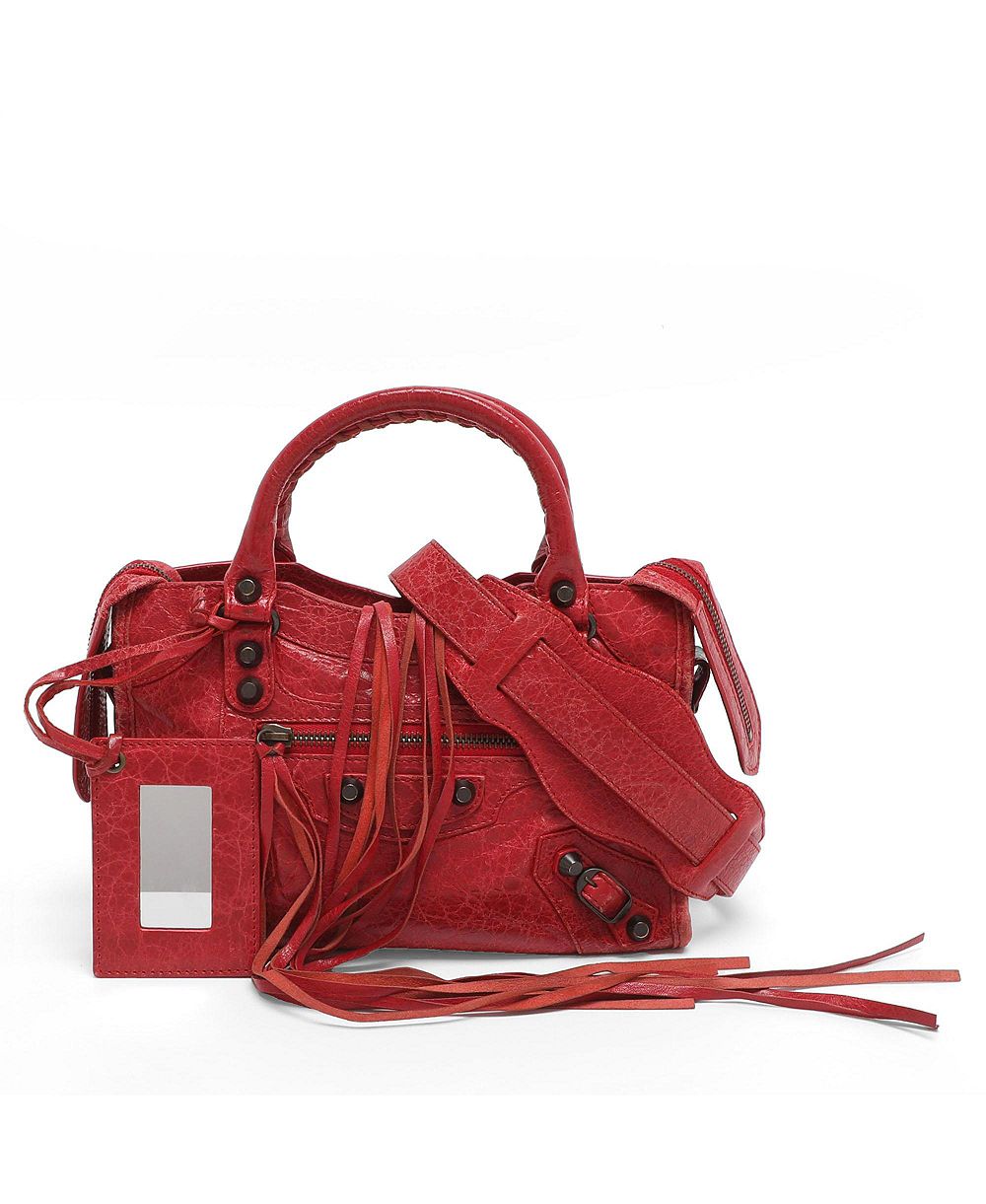 Pre-Owned Balenciaga кожаная сумка-тоут City Mini