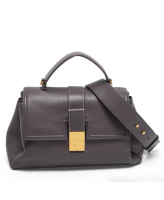 Pre-Owned Bottega Veneta Piazza Medium Leather Top Handle Bag