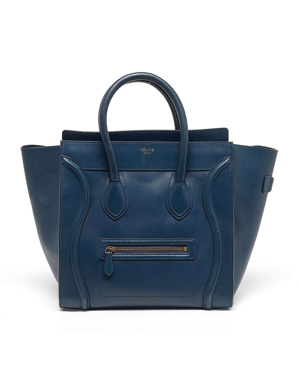 Pre-Owned Celine Women's Mini Luggage Leather Tote