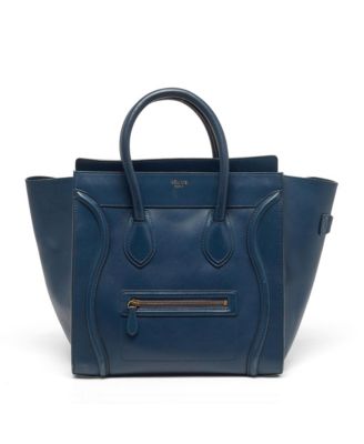 Pre-Owned Celine Women's Mini Luggage Leather Tote