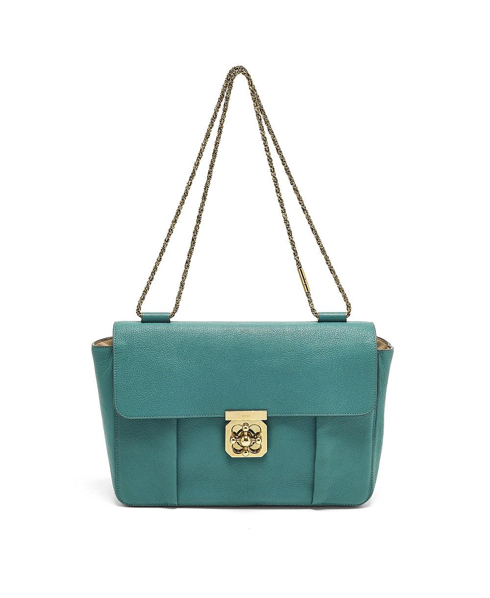 Pre-Owned Chloe Women's Elsie Large Leather Shoulder Bag