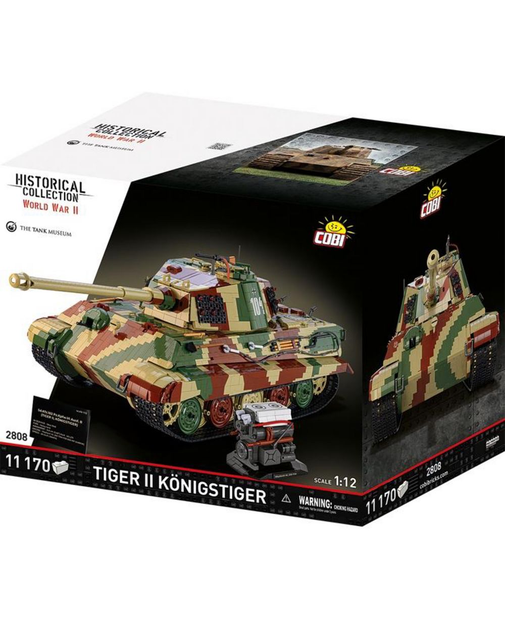 COBI Historical Collection танк Tiger II Konigstiger времен Второй мировой войны, 11170 деталей