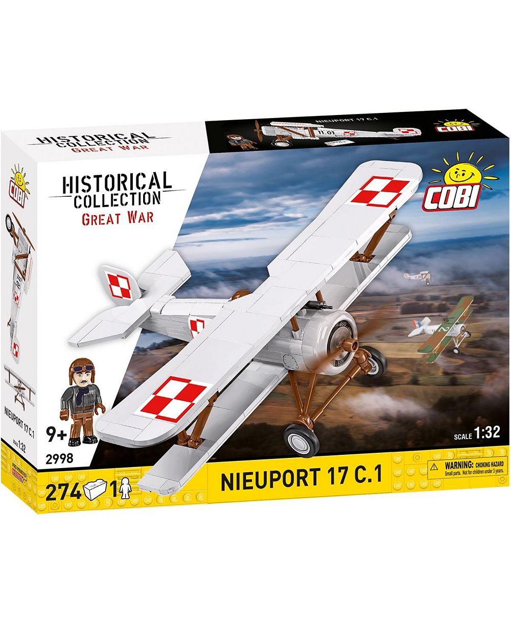 COBI Historical Collection Great War NIEUPORT 17 C.1 110 H.P. (Polish) Самолет, 274 детали