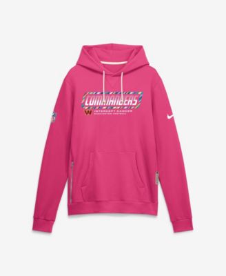 Nike Men's Pink Washington Commanders 2026 NFL Cruical Catch Sideline Dri-Fit Pullover Hoodie