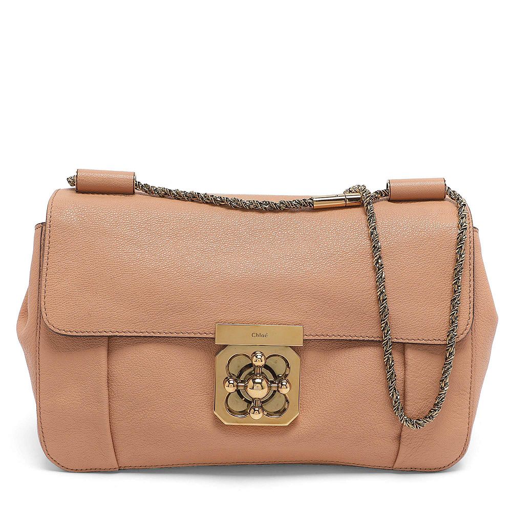 Pre-Owned Chloe Women's Elsie Medium Leather Shoulder Bag