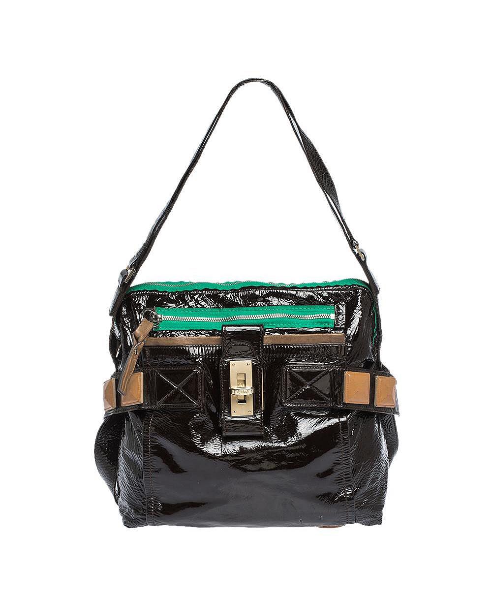 Pre-Owned Chloe Women's Patent Leather Shoulder Bag