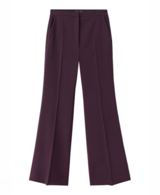 MANGO Women's High-Waisted Wide-Leg Pants