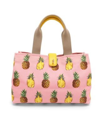 Pre-Owned Dolce & Gabbana Pineapple Print Canvas Tote Bag