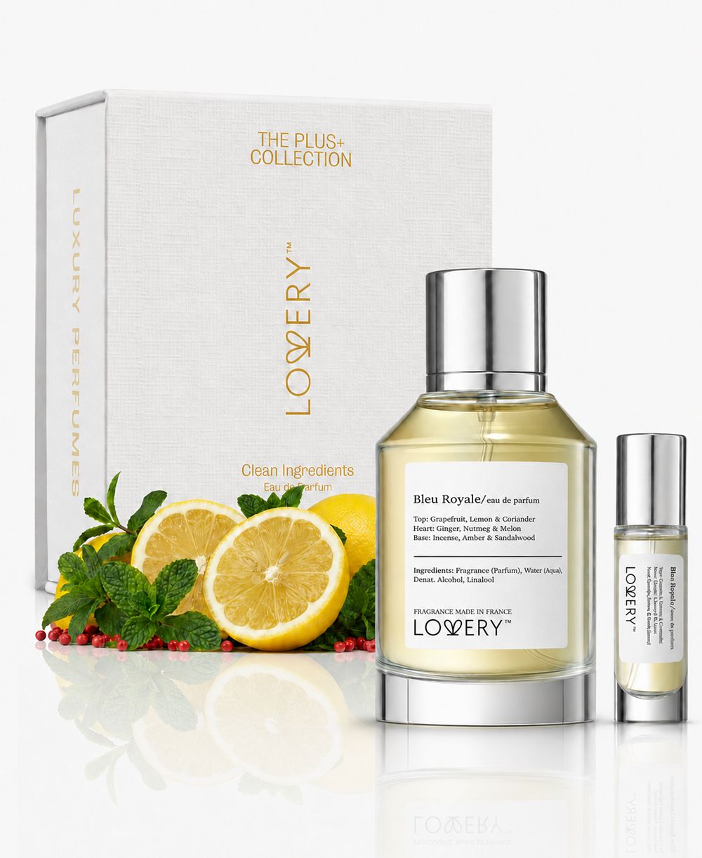 Мужской парфюмерный набор Lovery Bleu Royale, 3.4 fl oz, подарочный набор с мини-парфюмом для путешествий 10 мл