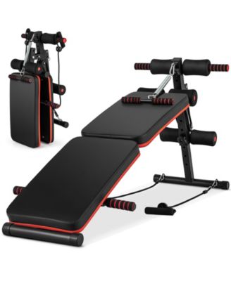 Glintex Folding Sit Up Bench with 4 Positions, Holds 330 lbs.